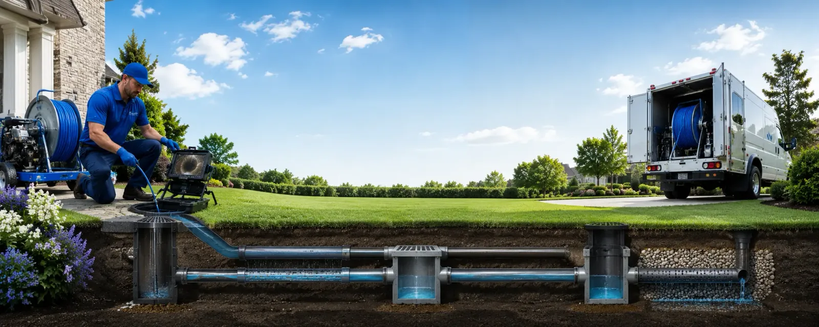 Outdoor drain cleaning information for Hallock, MN